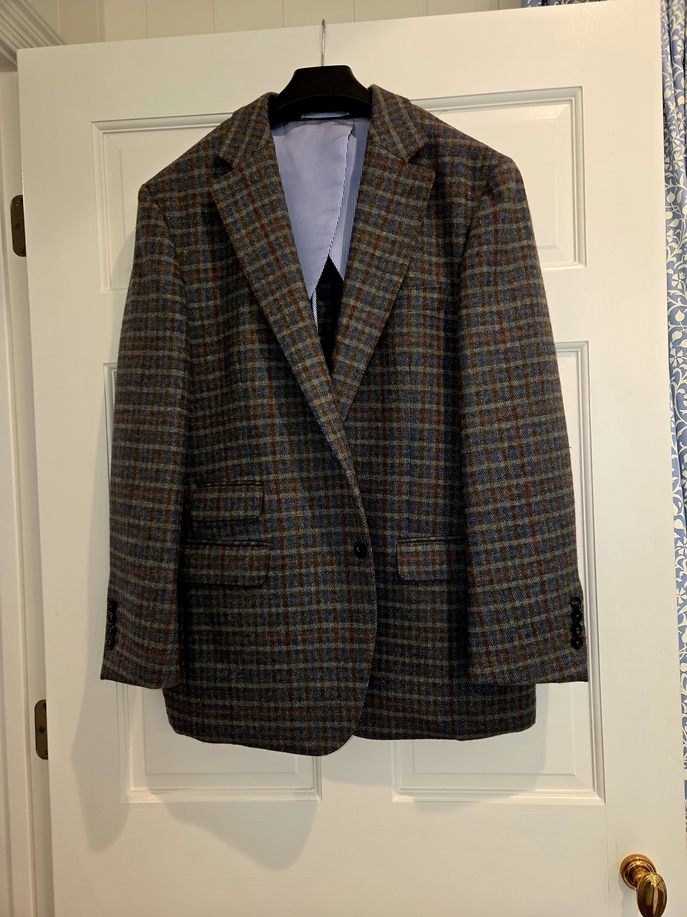 Crittenden Men's Plaid Sport Coat - Blue & Brown